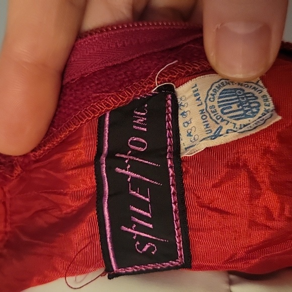 Vintage Red Pocket Dress - Picture 9 of 14